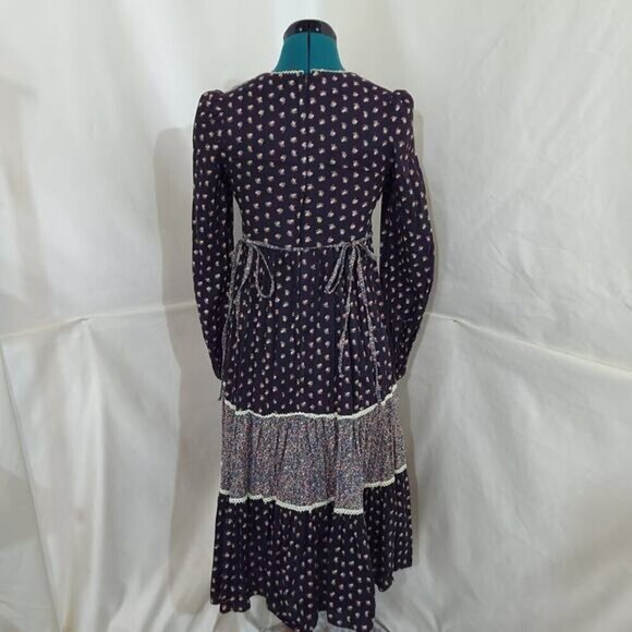 Vintage 70’s Montreal Pantel Smock Dress - Picture 5 of 9